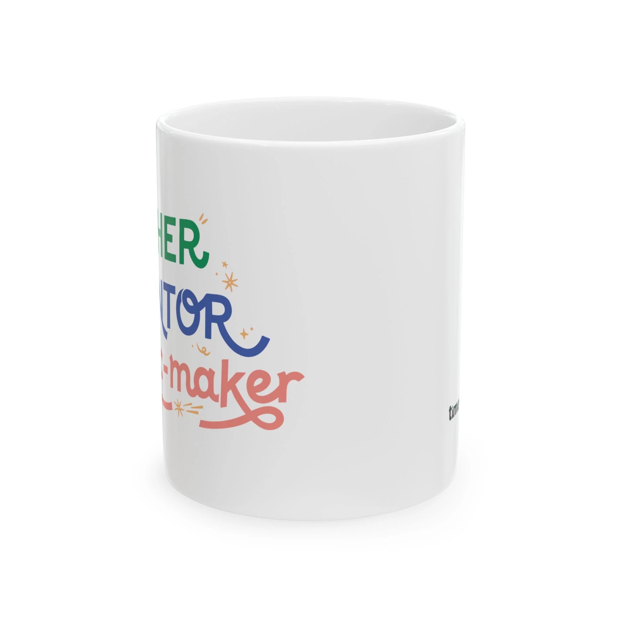 11 Oz Ceramic Mug | Mother, Mentor, Magic-Maker - Gift for Homeschool Moms, Motivational Quote Mug - Image 3