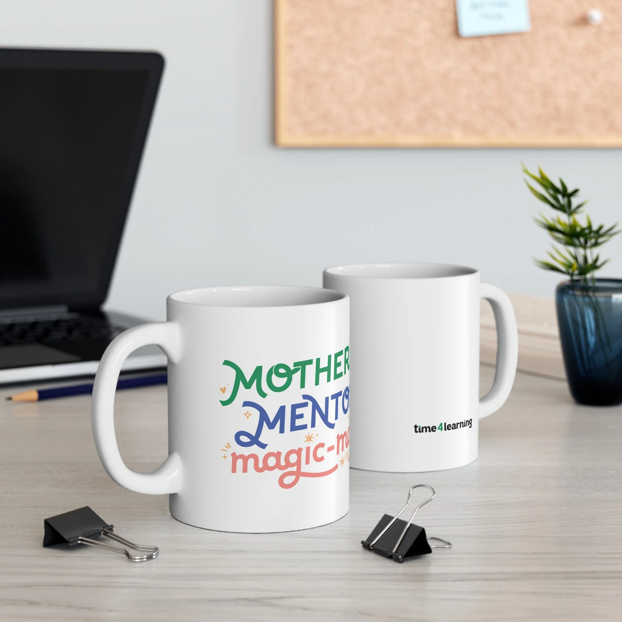 11 Oz Ceramic Mug | Mother, Mentor, Magic-Maker - Gift for Homeschool Moms, Motivational Quote Mug - Image 6
