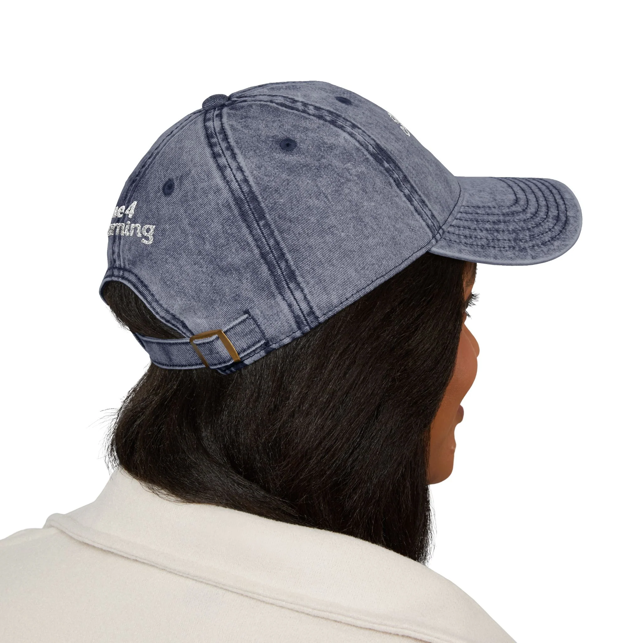 Vintage Embroidered Hat | Homeschool Mom - Casual Hat, Gift for Moms, Everyday Homeschool Wear - Image 4