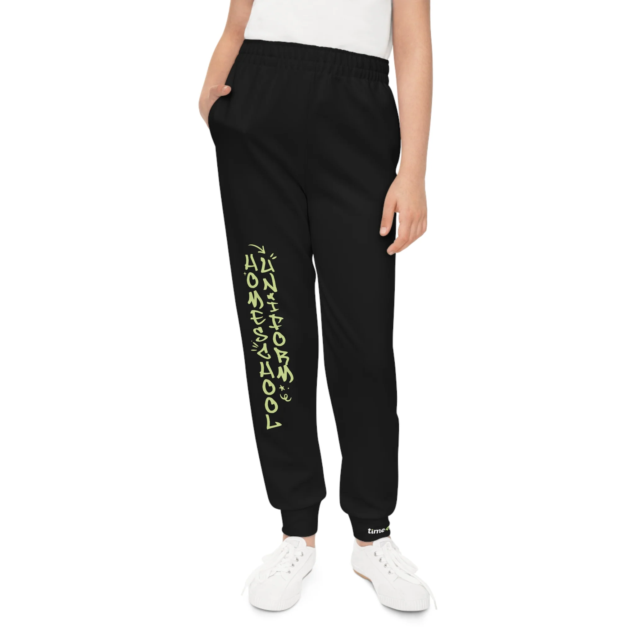 Youth Joggers | Homeschool Uniform - Comfy Kids Lounge Pants, Everyday Activewear, Homeschool Spirit Gear, Fun Gift for Kids - Image 5